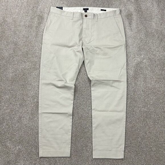 J.Crew Flex Pants Men's Size 36x30 Stretch Slim Fit Chinos Casual Pockets NEW - Picture 2 of 10